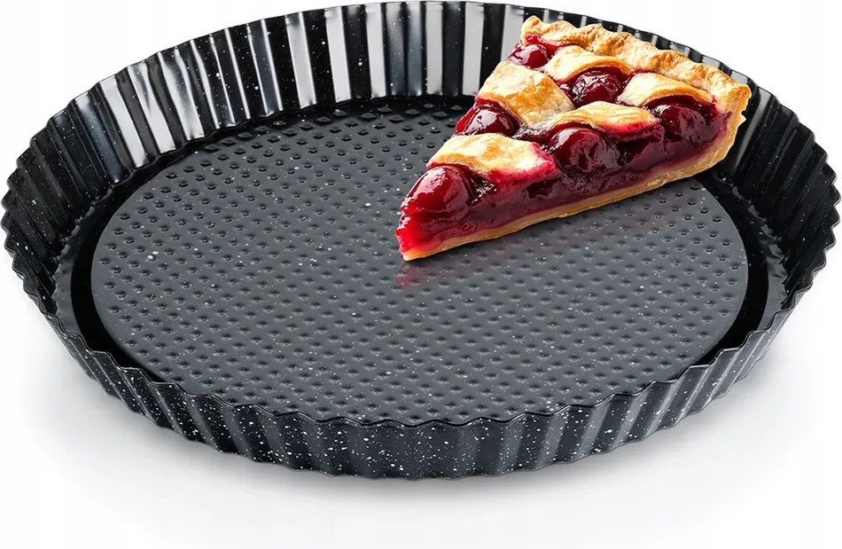 Gránit Tortaforma Non-stick Bordázott, Kivehető Aljjal 28CM Torta