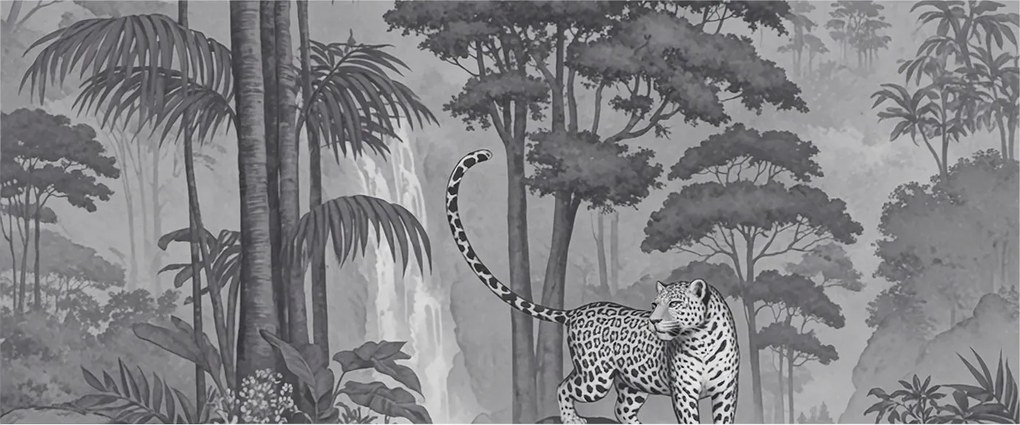 Stílusos Dekoratív fotótapéta Flizelin Trópusi dzsungel 250x104