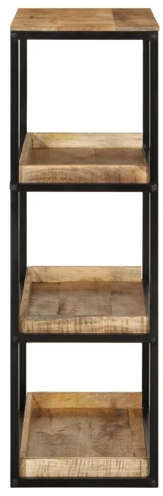 Könyvespolc 70x35x110 cm Tömör fa rusztikus mangóból