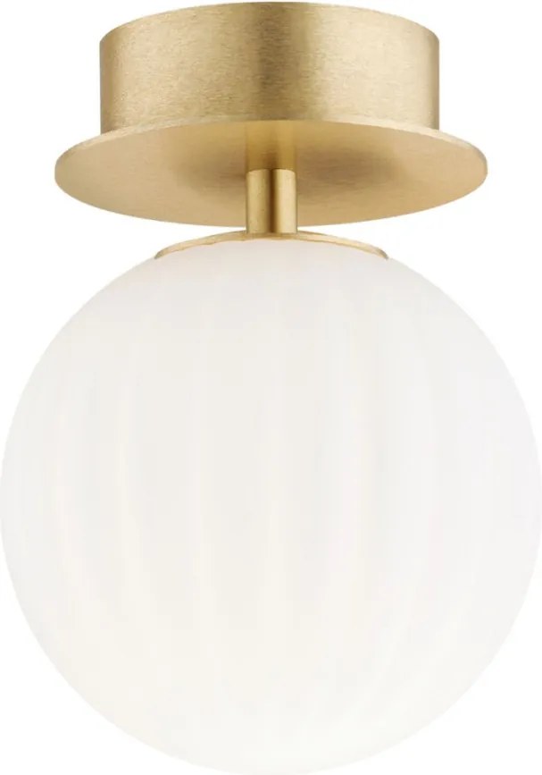 ARGON 8504 PALOMA Glamour Mennyezeti Lámpa Opál Szőnyeg, Csiszolt Sárgaréz E14 IP20