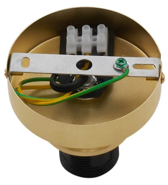 Dizájn mennyezeti lámpa sárgaréz színű, borostyán árnyalatú üveggel - Pillon