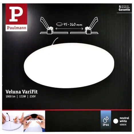Paulmann 92392 - LED/17,5W IP44 Fürdőszobai beépíthetó lámpa VARIFIT 230V