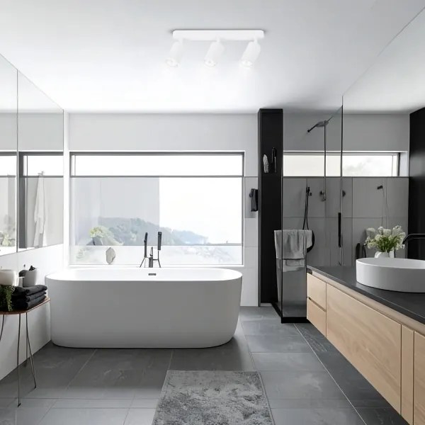 Brilagi - Fürdőszobai spotlámpa SELE 3xGU10/30W/230V IP44 fehér