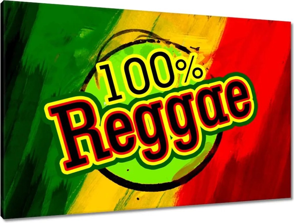 Vászonkép 90x60 Száz százalék Reggae