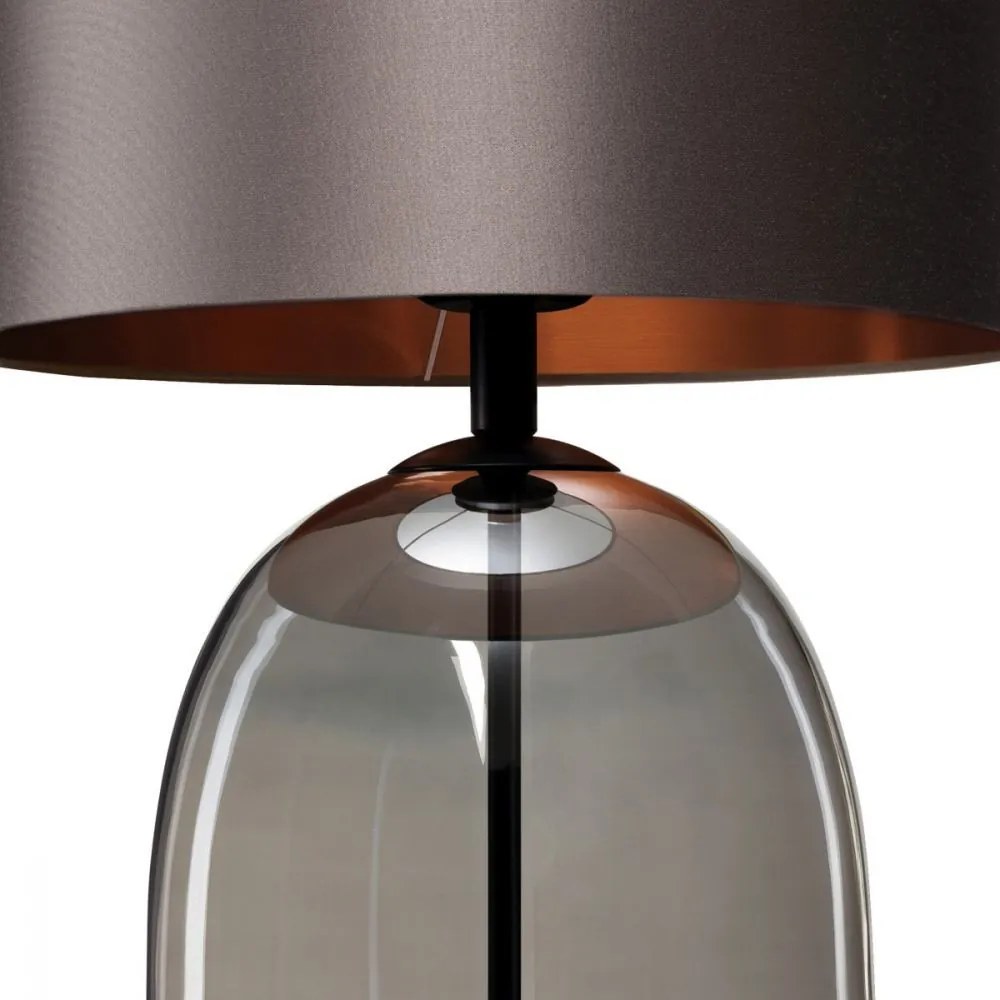 Kaspa SALVADOR BLACK 41122108 Asztali lámpa 1x25W/E27 IP20