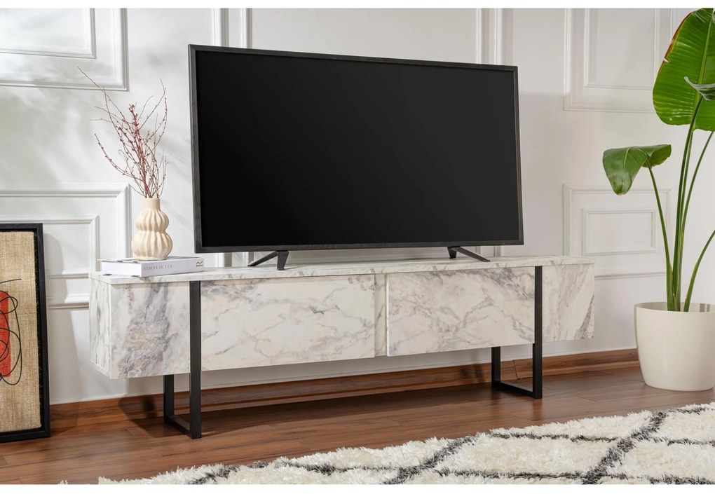 TV asztal/szekrény Serone (fekete). 1107763