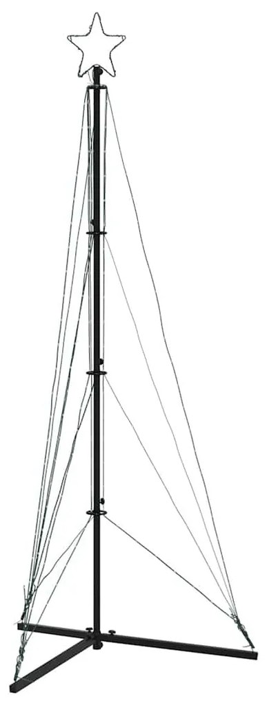meleg fehér LED karácsonyfa 363 LED 182 cm