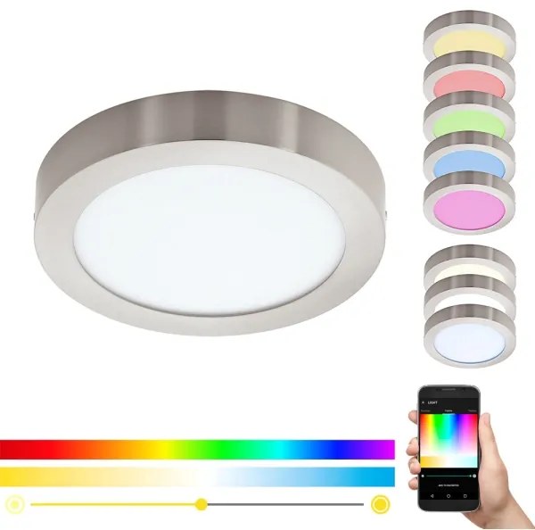 Eglo 96678 - LED RGBW Fényerőszabályozható mennyezeti lámpatest FUEVA-C LED/21W/230V BT