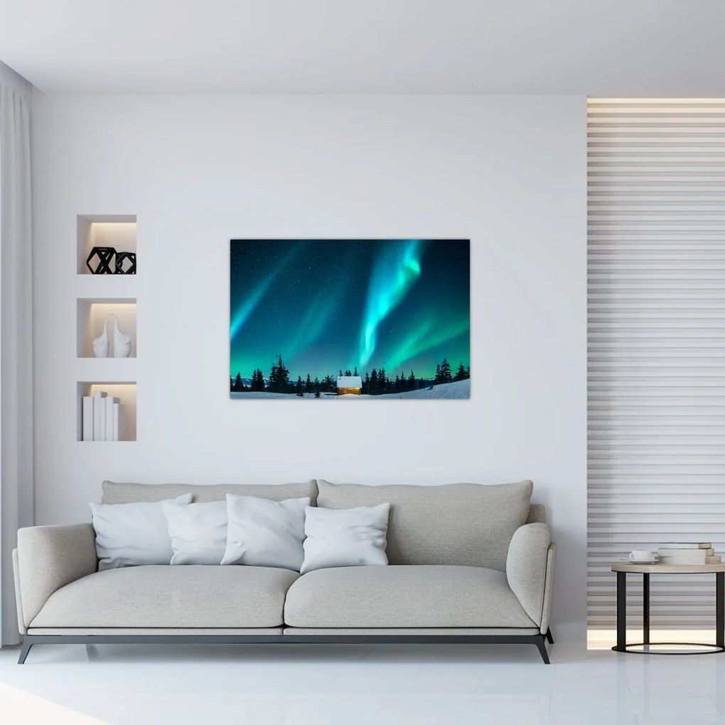 Kép - Aurora Borealis (90x60 cm)