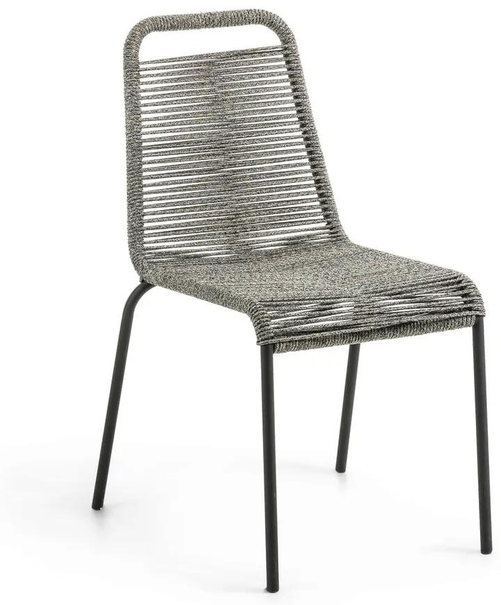 Glenville szürke acélszerkezetű kerti szék - La Forma