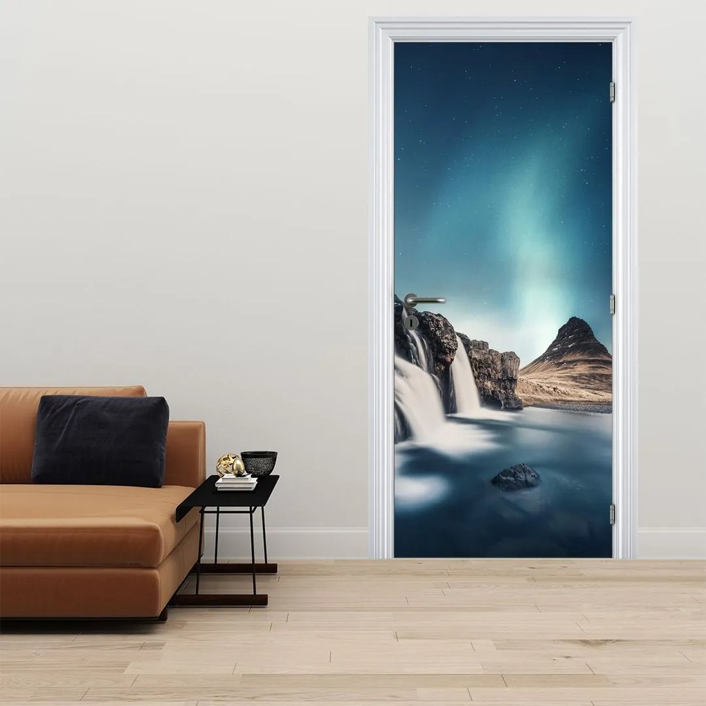Fotótapéta ajtóra - Vízesések (95x205cm)