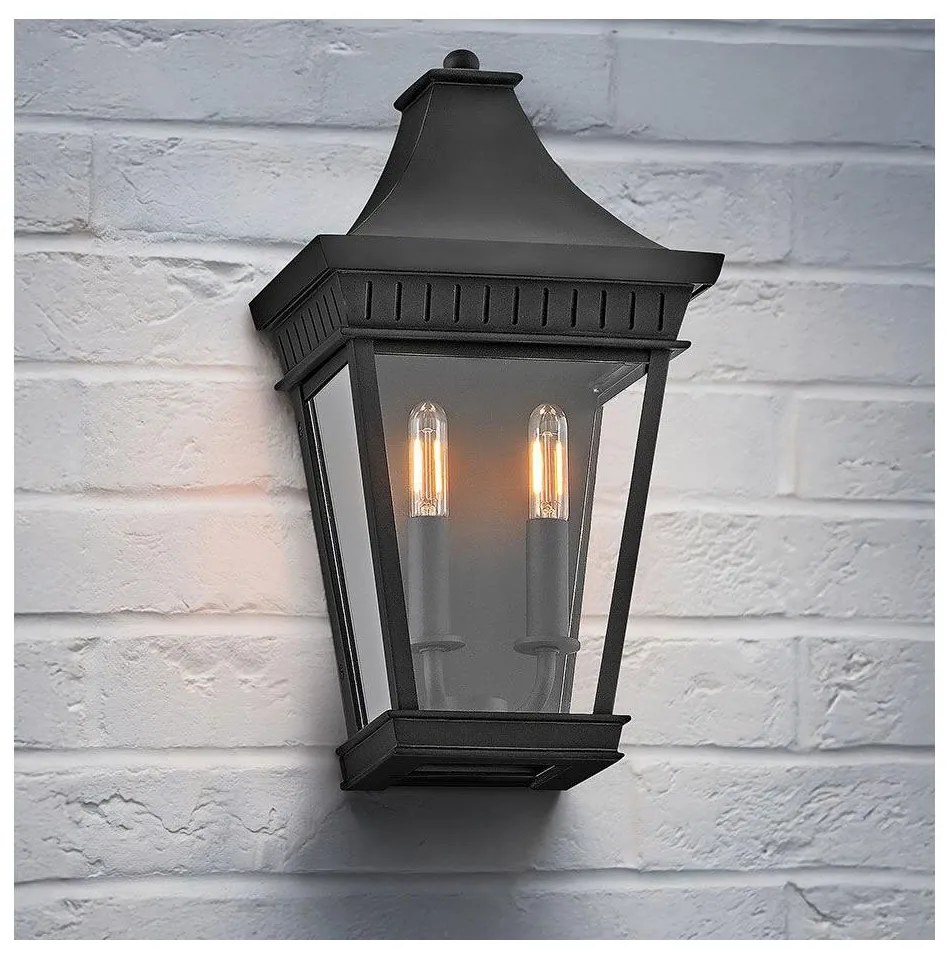 Hinkley HK-CHAPEL-HILL7-MB - Kültéri lámpa CHAPEL HILL 2xE14/40W/230V IP44