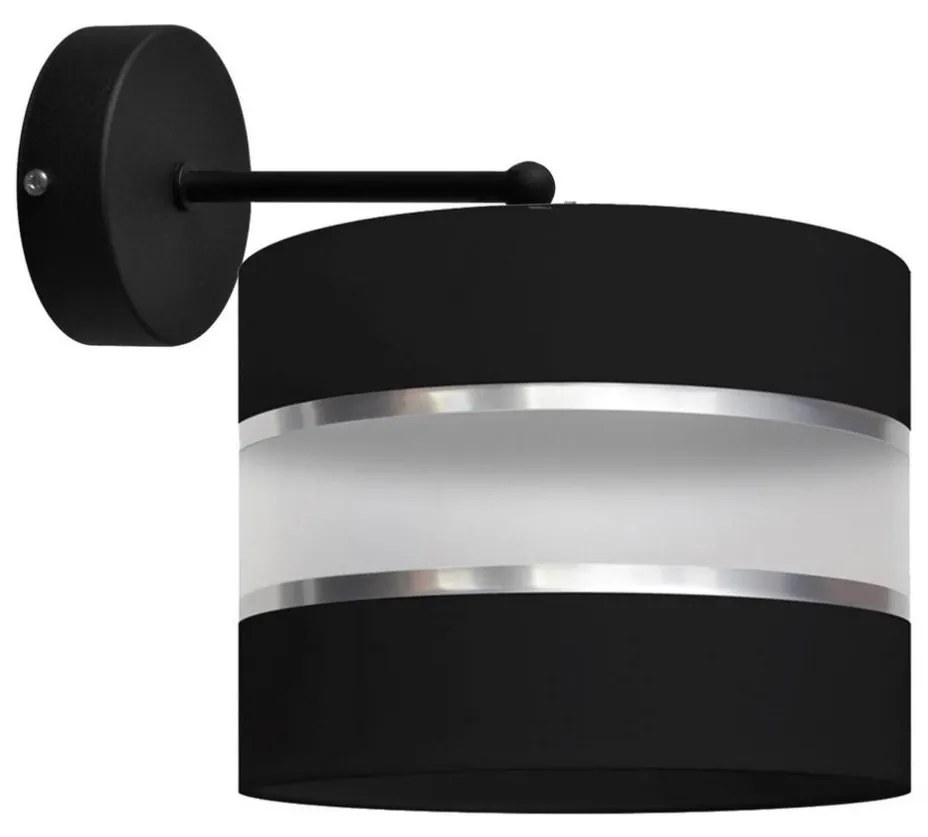 Fali lámpa HELEN 1xE27/15W/230V fekete