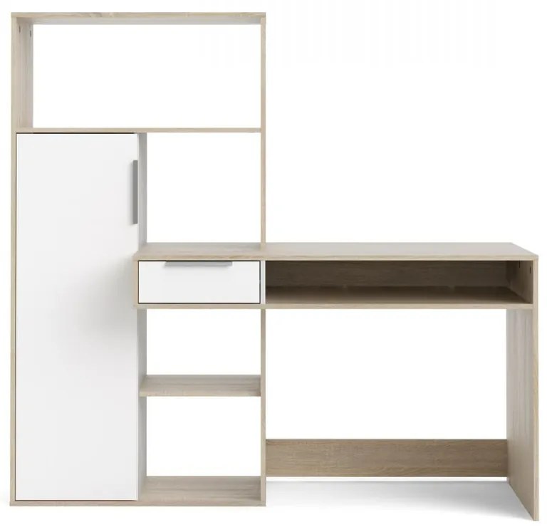 Felix Plus íróasztal, sonoma tölgy / fehér