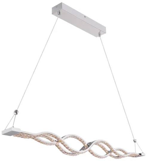 Globo 67109-30 - LED Szabályozható csillár zsinóron PILLA 1xLED/30W/230V + távirányító