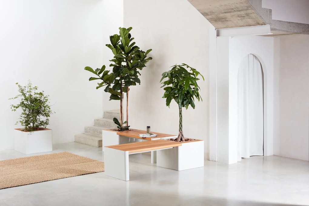 Pad önötőzős vilaghőrseppel WOODGREEN - Hobby Flower szín: fehér/sötét fa