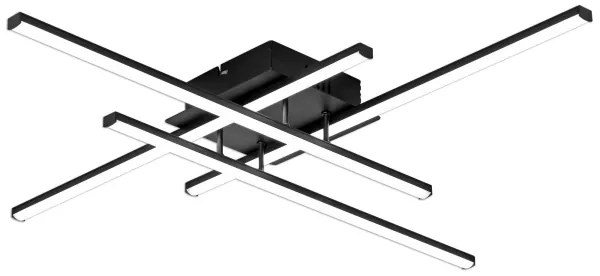Brilagi - STRIPES LED mennyezeti lámpatest LED/37W/230V fekete
