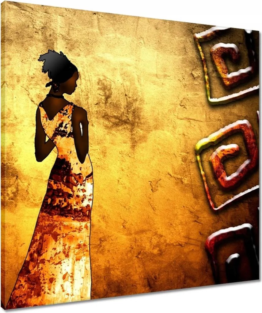 Vászonkép 60x60 Afrikai nő