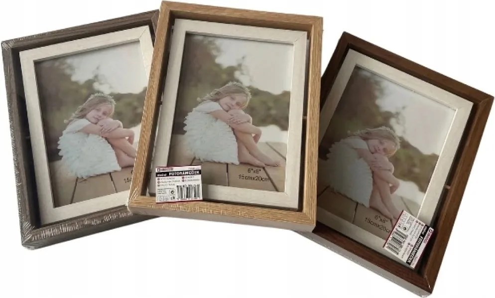 Forgatható kétoldalas képkeret 15x20 cm