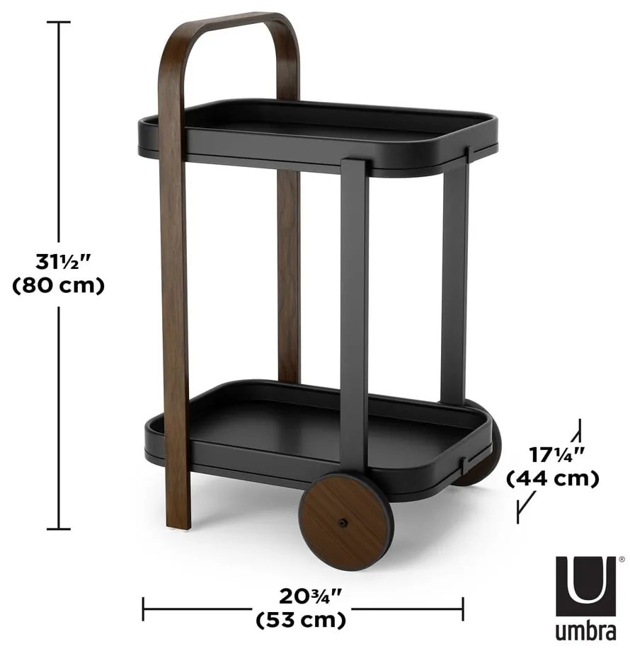 Gurulós zsúrkocsi 44x53 cm Bellwood – Umbra
