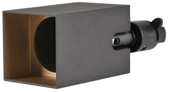 Spotlámpa sínrendszerhez SQUARE 1xGU10/10W/230V fekete