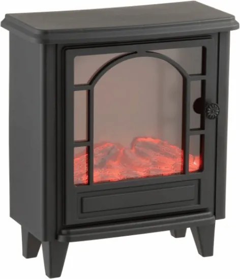LED dekorációs kandalló COZY WARM 40x35 cm, fekete