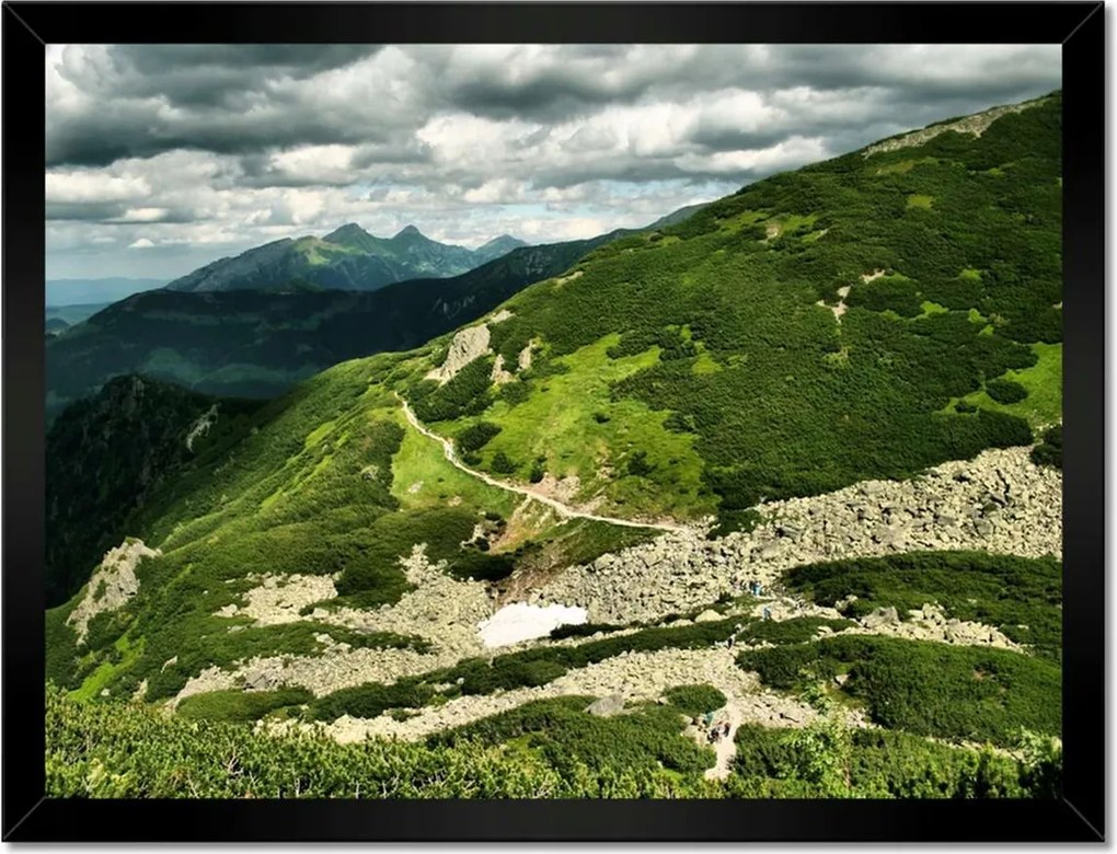 Poszterek keretben 40x30 Tátra Lengyel hegyek Kilátás