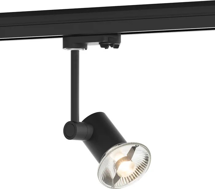 RENDL FAX háromáramkörös sínre fekete 230V LED GU10 12W