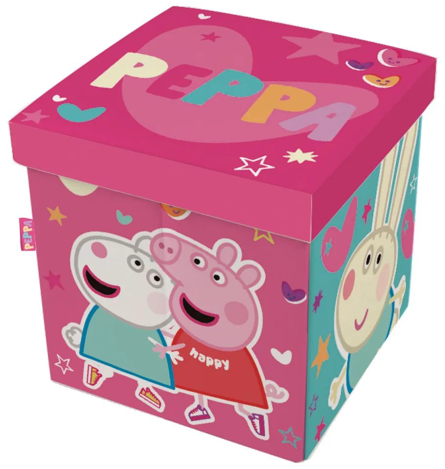 Peppa Malac játéktároló 30×30×30 cm