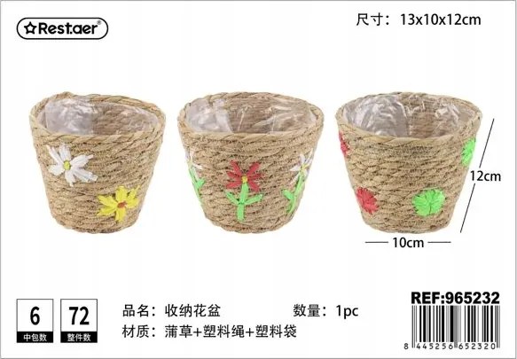 Tengerifű kaspóvédő természetes stílus