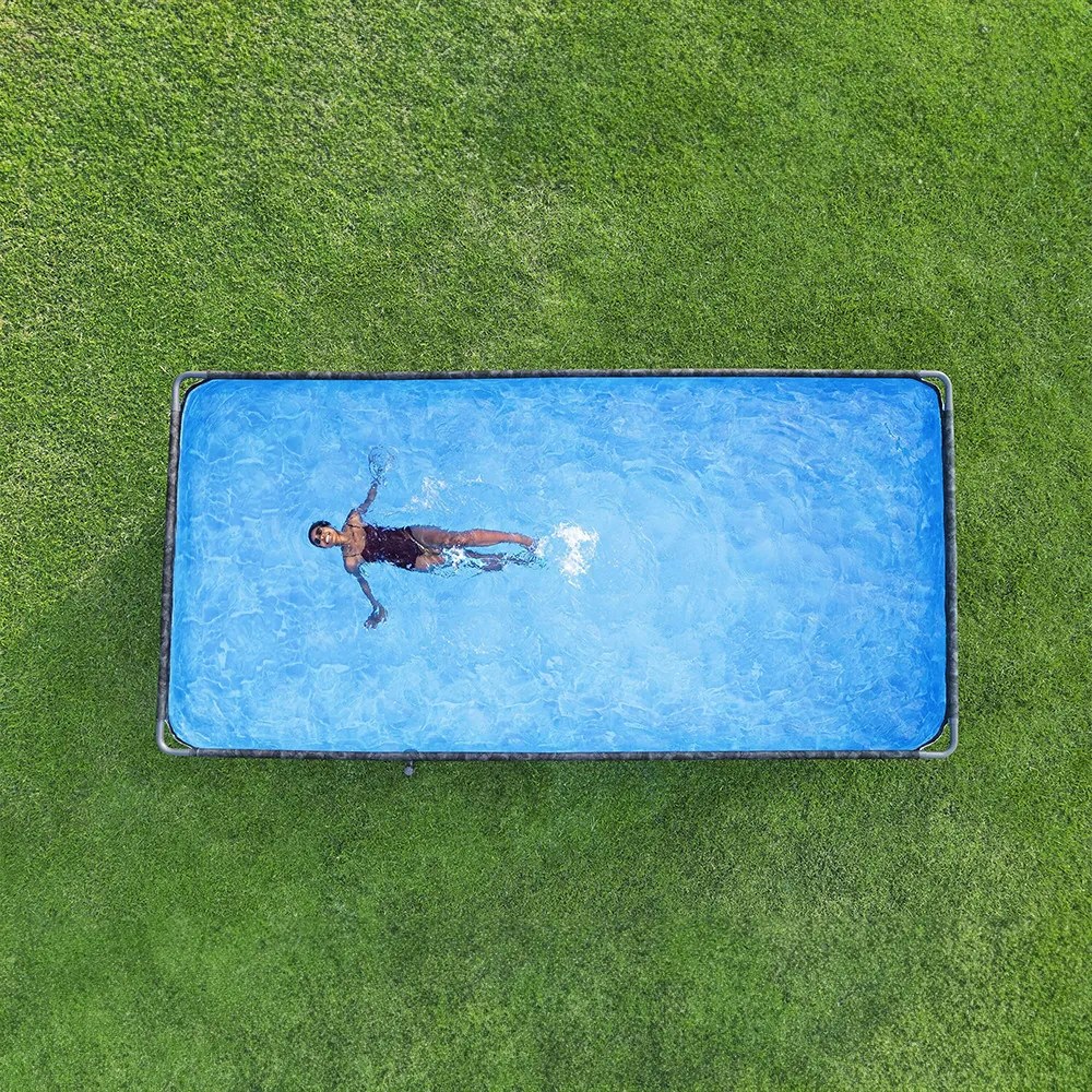 Bestway Malaga szögletes fémvázas APX 365 medence szett 549 x 274 x 132 cm