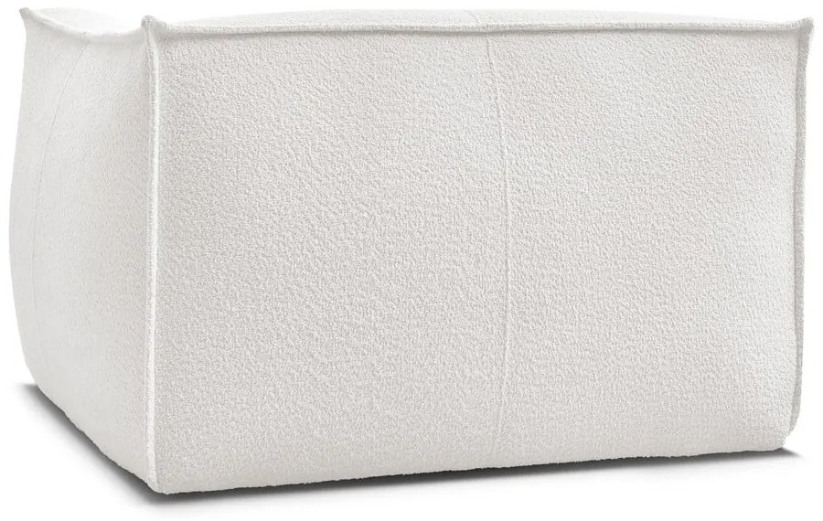 Fehér buklé fotel Giorgia – Bobochic Paris