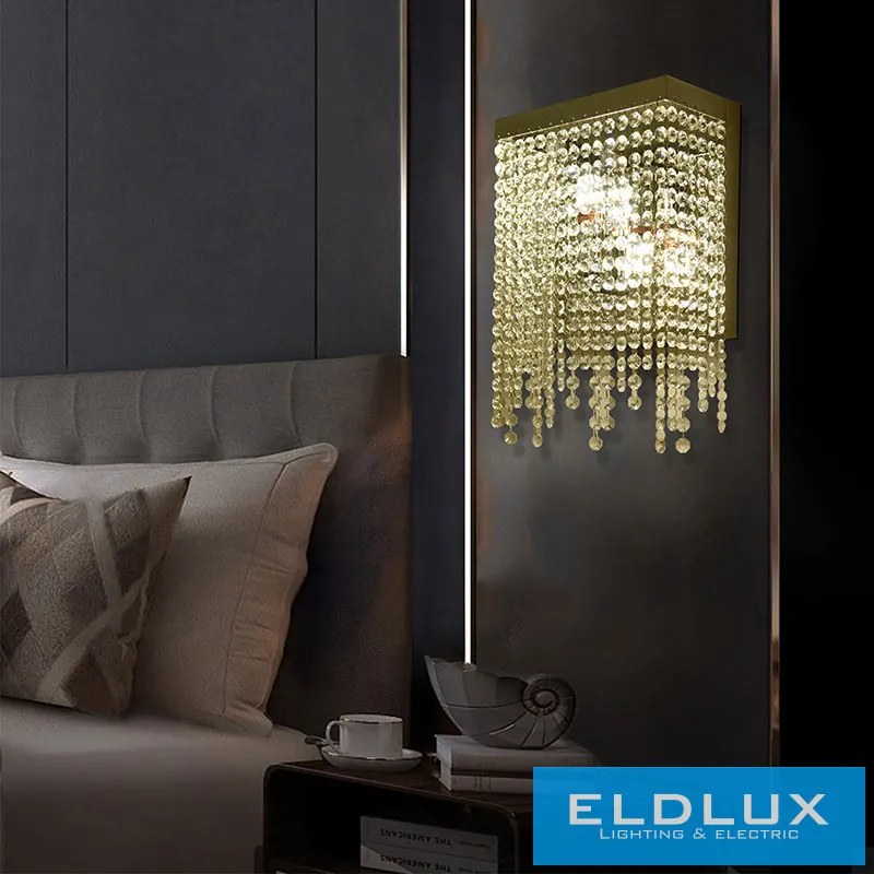 ELDLUX OMW6001-L250 ELDALIZ Kristály Fali Lámpa IP20