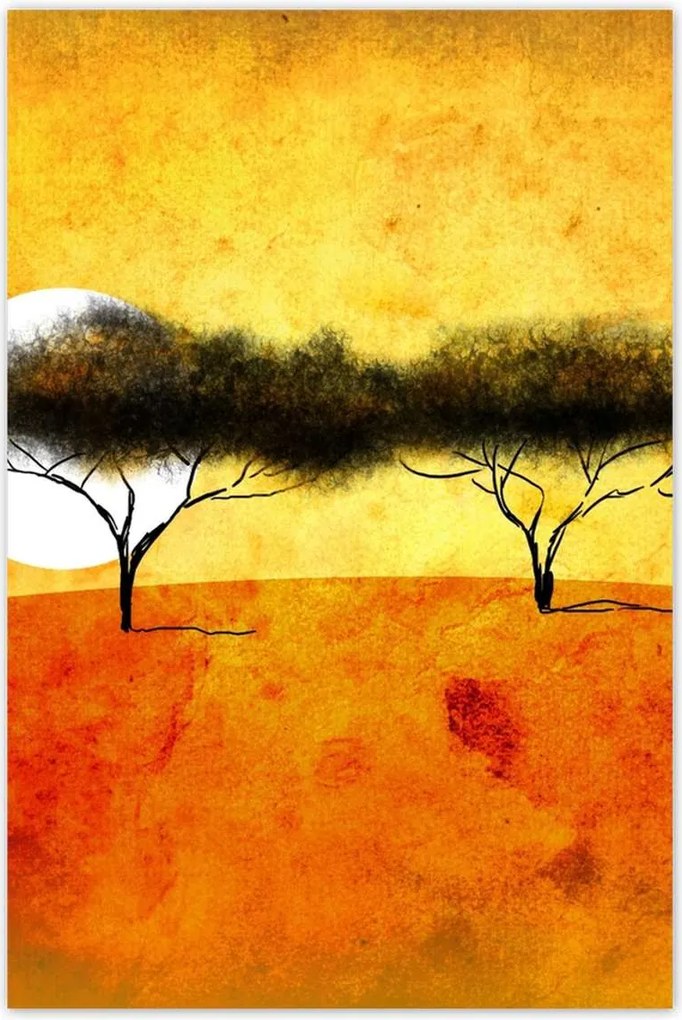 Poszterek 80x120 Esti tájkép