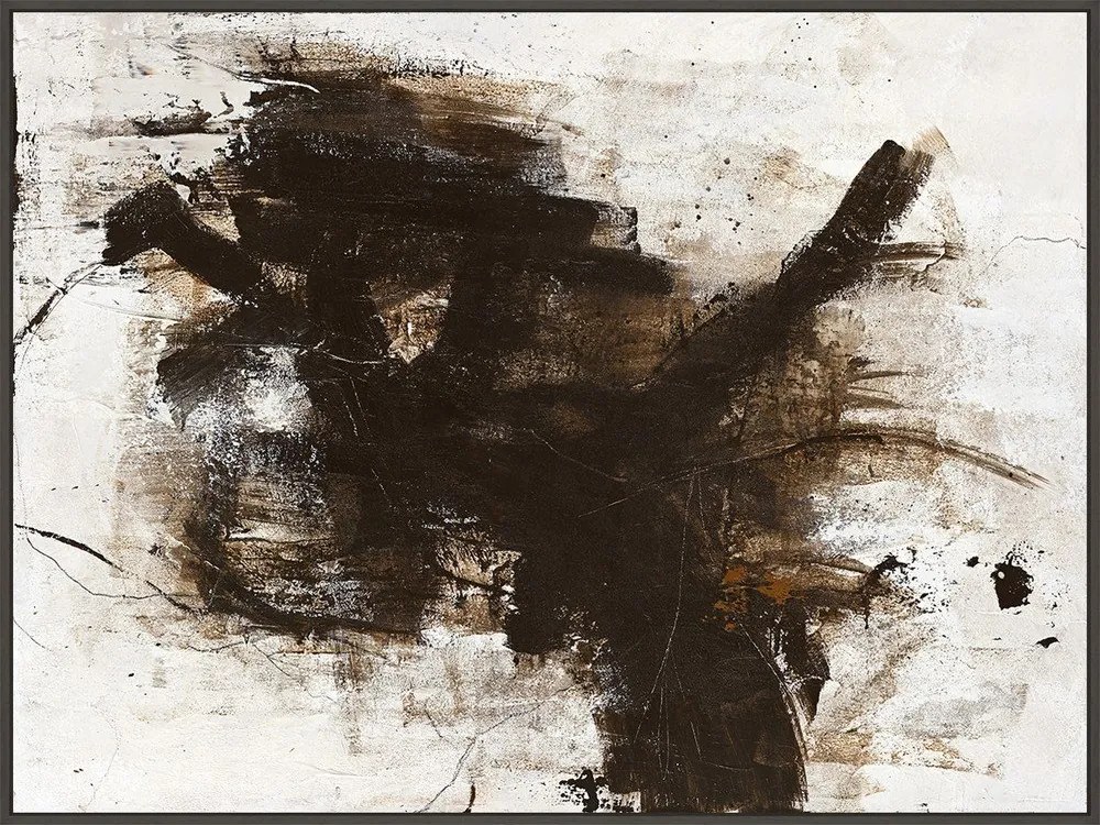 Kézzel festett keretezett vászon kép 121x91 cm The Invisible – Malerifabrikken