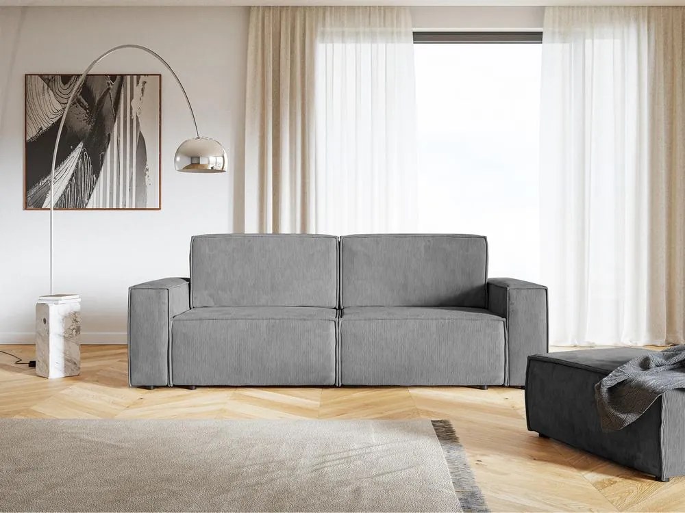 Háromszemélyes kanapé Copenhagen  (hamu + fekete). 1098884