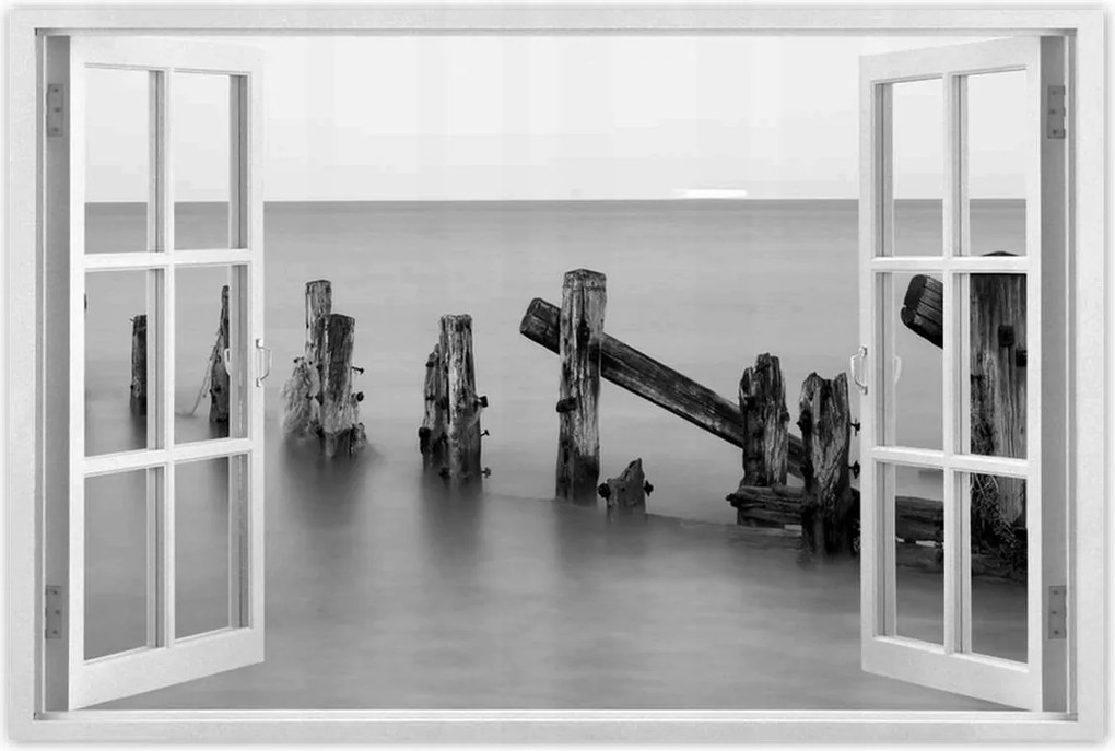 Poszterek 120x80 Fa hullámtörő