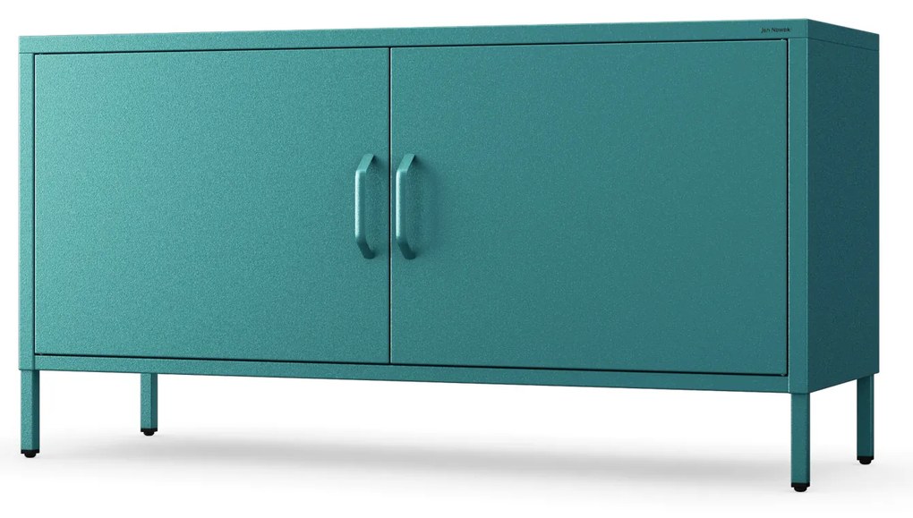 TV-szekrény lábakon ROSA, 1150 x 595 x 400 mm, Modern: tengerszínű