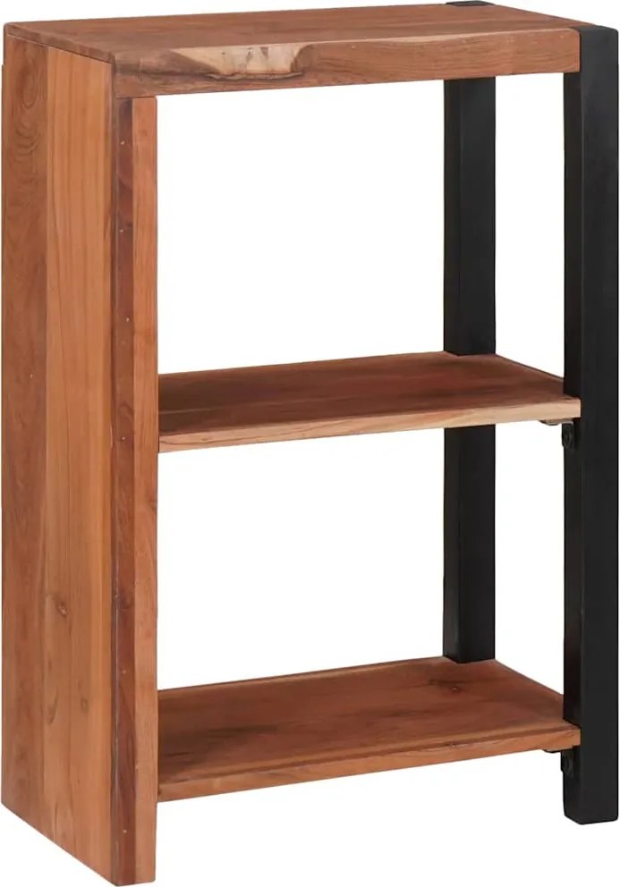 vidaXL Könyvespolc Barna 50 x 30 x 75 cm Tömör Akácfa