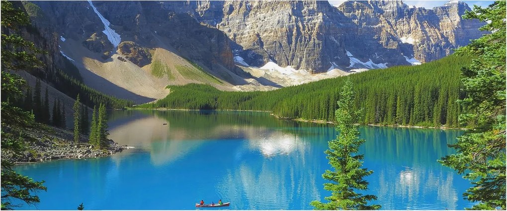 Flizelina Dekoratív Fotótapéta Hálószobába Hegyi tó 250x104 Ragasztó