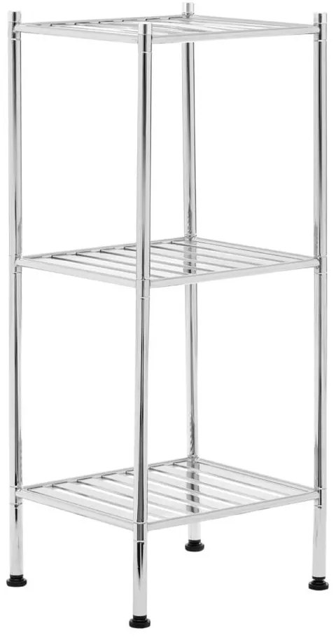 Ezüstszínű fürdőszobai polcos állvány 34x80 cm – Premier Housewares