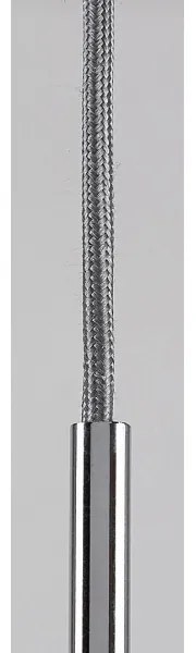 Rabalux 72048 - Csillár zsinóron ESTA 1xE27/40W/230V átlátszó/króm