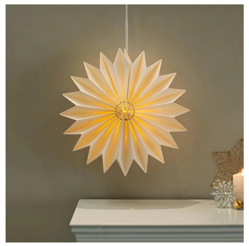 Brilagi - LED karácsonyi dekoráció LED/2xAA 32 cm hópehely