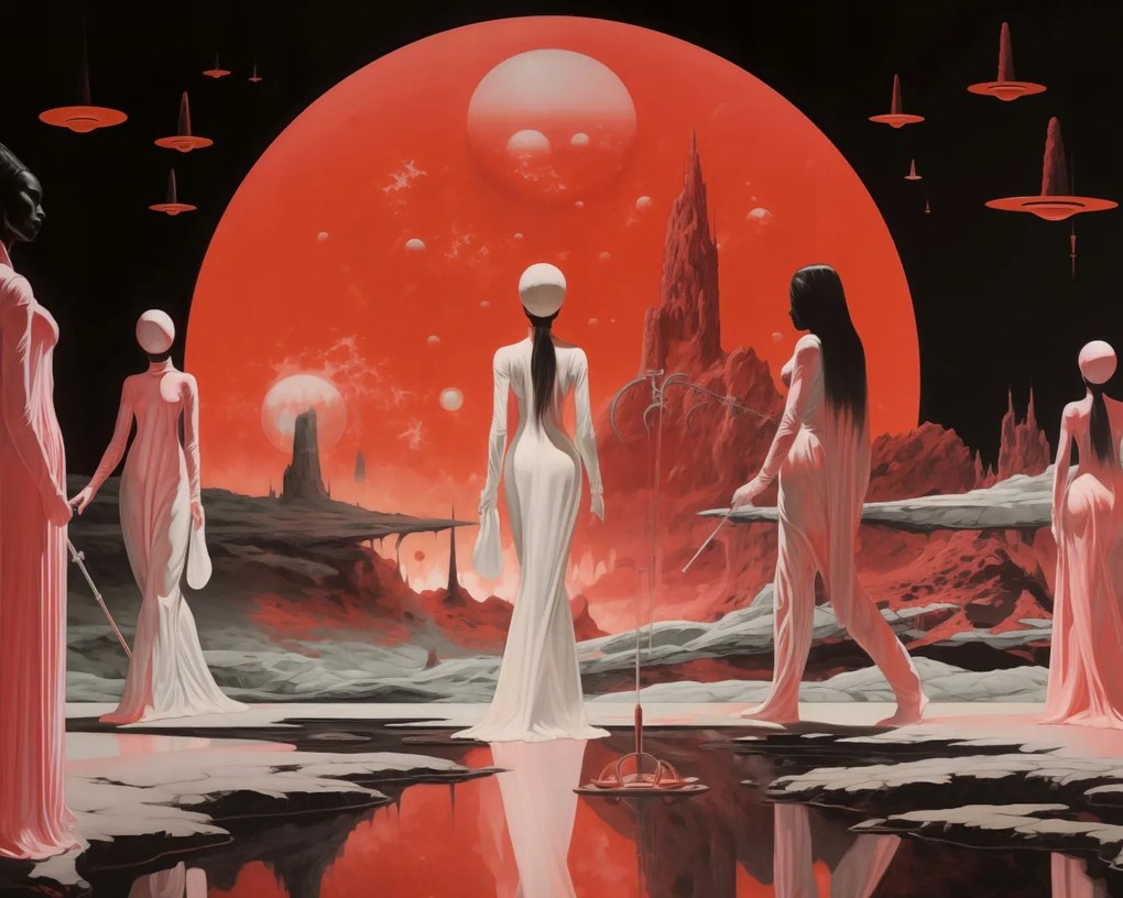 Poszter 50x40cm Vándorok egy másik világból