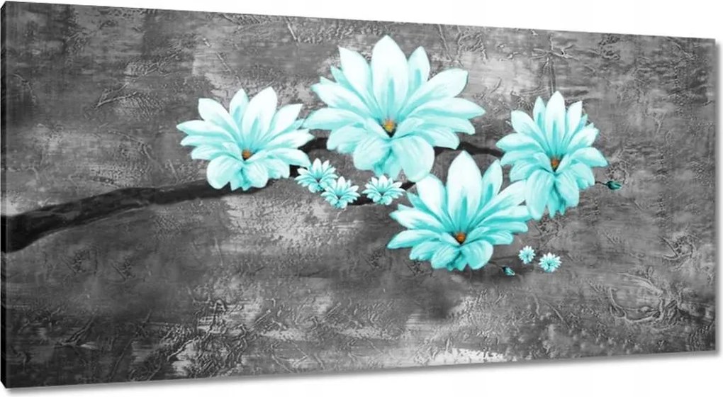Vászonkép 115x55 Türkiz magnólia