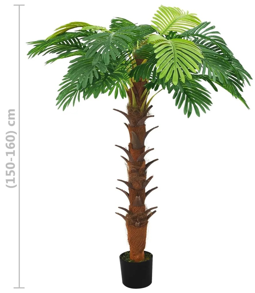 zöld cserepes műcikászpálma 160 cm