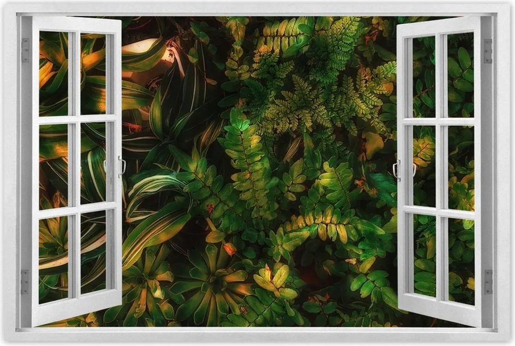 Poszterek 120x80 Trópusi levelek Levelek