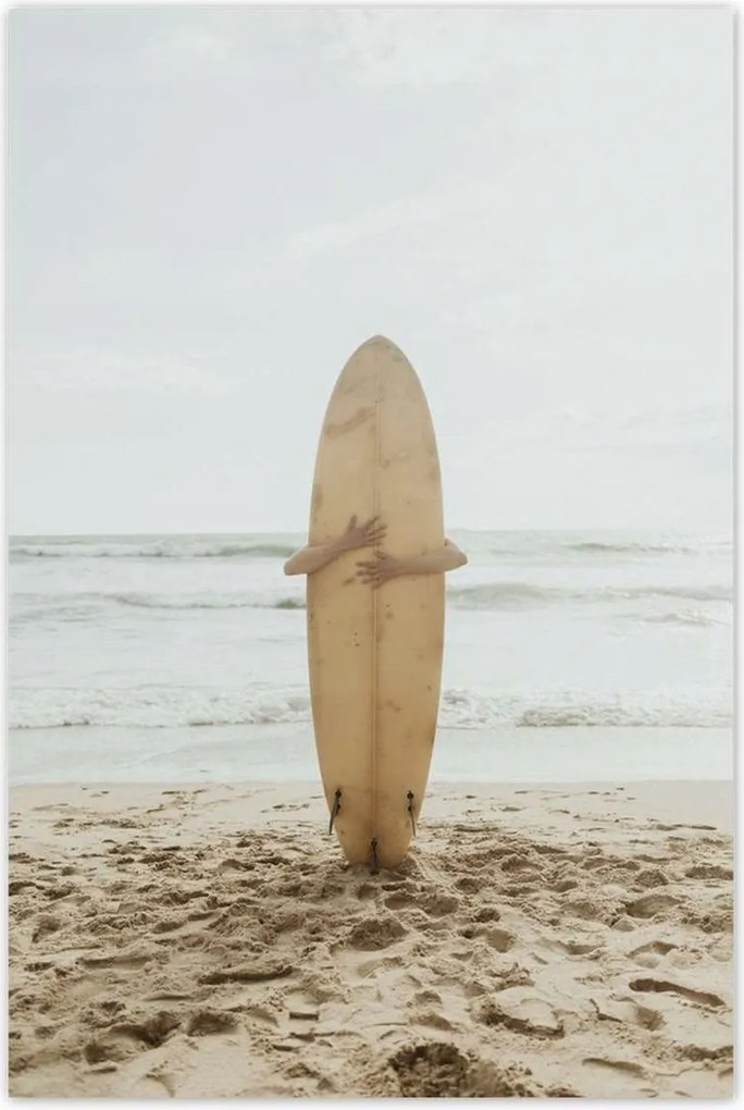 Poszterek 80x120 Szörfös ölelés deszka