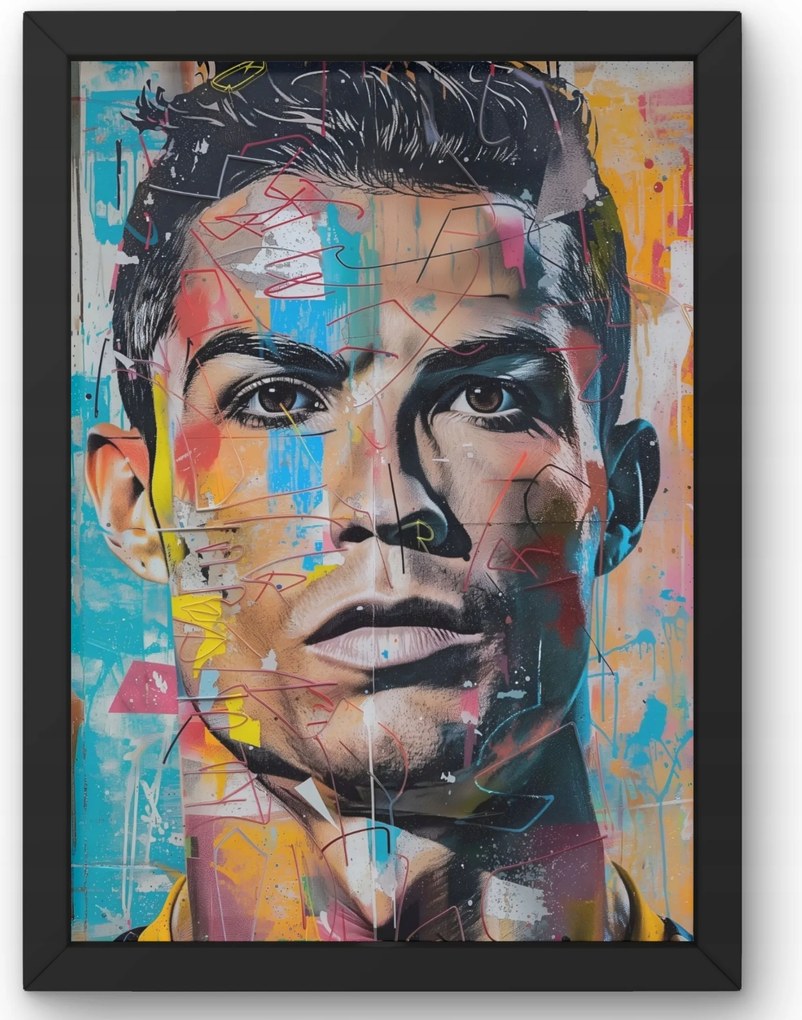 Poszter Cristiano Ronaldo pop art CR7