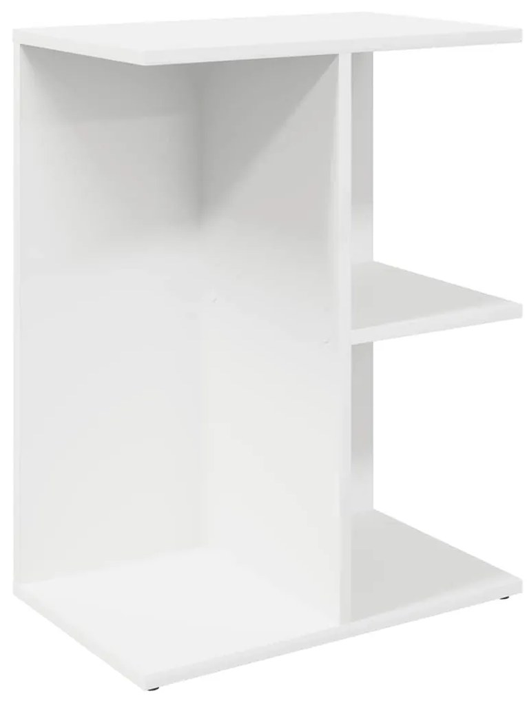 éjjeliszekrények 2 db fehér 46,5x29x61 cm gépelt fa